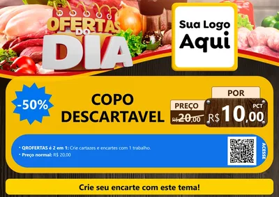 Modelo de Cartaz para Cartaz A4 Horizontal