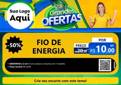 Modelo de Cartaz para Cartaz A4 Horizontal