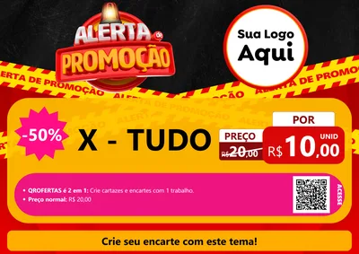 Modelo de Cartaz para Cartaz A4 Horizontal