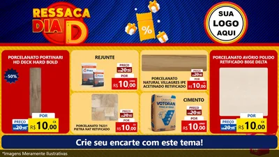 Modelo de TV para TV Horizontal com o tema Ressaca Dia D para Pisos e revestimentos
