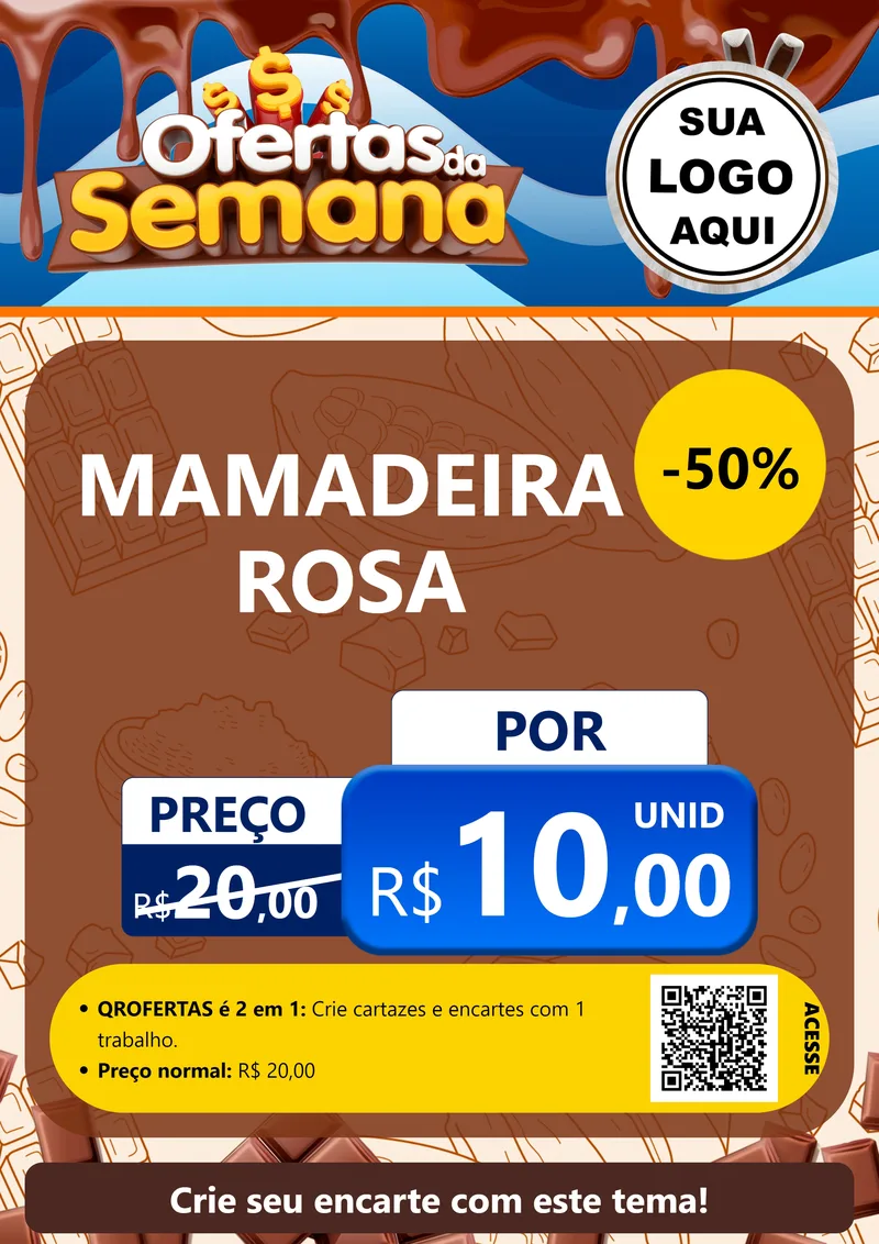 Modelo de Cartaz para Cartaz A4 Vertical com o tema Ofertas da Semana - Páscoa para Bebês