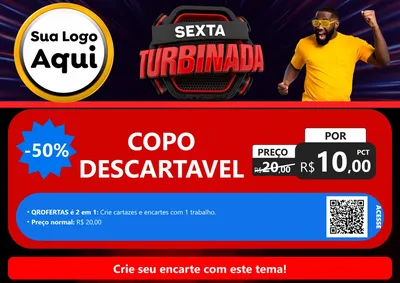 Modelo de Cartaz para Cartaz A4 Horizontal