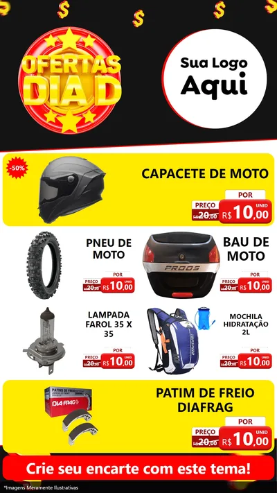 Modelo de TV para TV Vertical com o tema Dia D para Moto peças