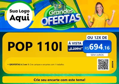 Modelo de Cartaz para Cartaz A4 Horizontal