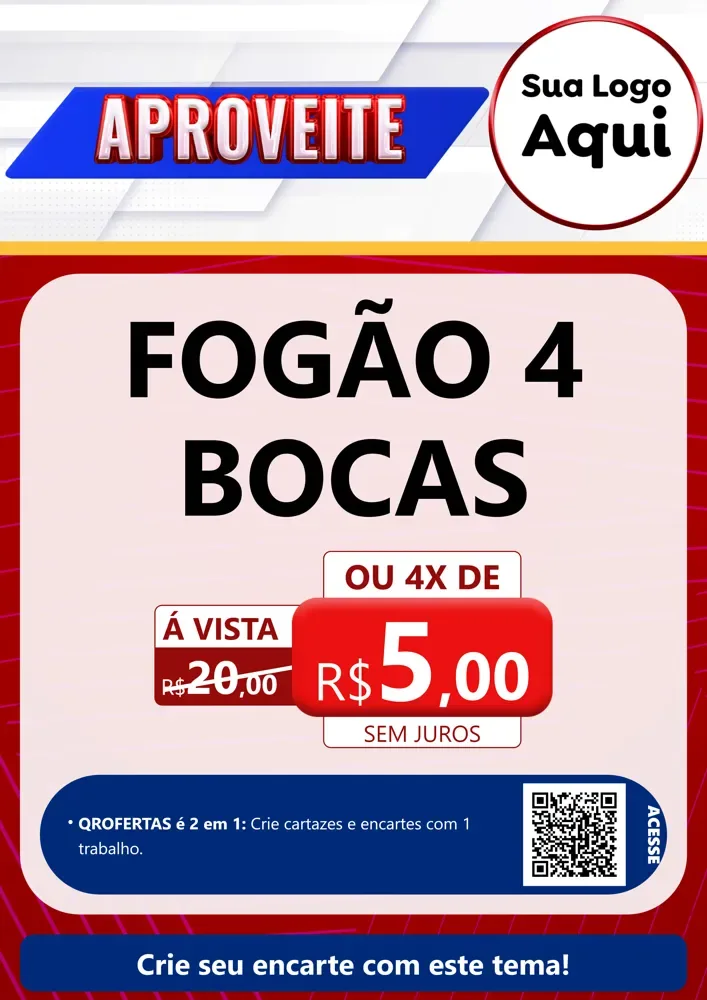 Modelo de Cartaz para Cartaz A4 Vertical com o tema Aproveite para Móveis e Eletro