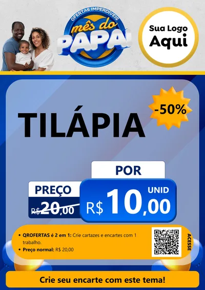 Modelo de Cartaz para Cartaz A4 Vertical