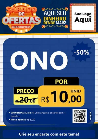 Modelo de Cartaz para Cartaz A4 Vertical com o tema Sábado de Ofertas Imperdíveis para Óticas