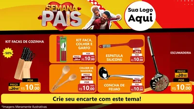 Modelo de TV para TV Horizontal com o tema Semana Dos Pais para Utilidades Domésticas