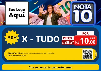 Modelo de Cartaz para Cartaz A4 Horizontal