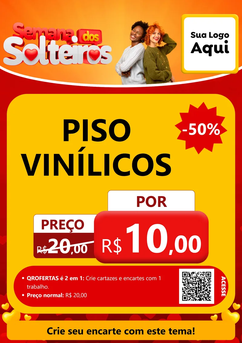 Modelo de Cartaz para Cartaz A4 Vertical com o tema Semana dos Solteiros para Material para Construção