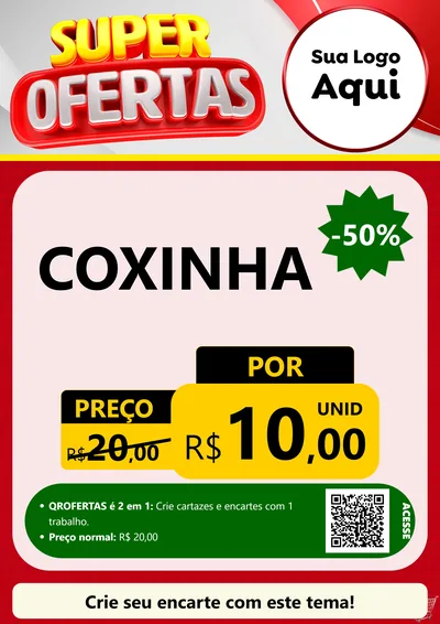 Modelo de Cartaz para Cartaz A4 Vertical