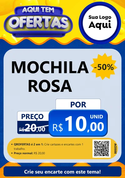 Modelo de Cartaz para Cartaz A4 Vertical