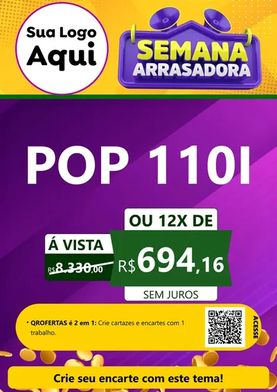 Modelo de Cartaz para Cartaz A4 Vertical
