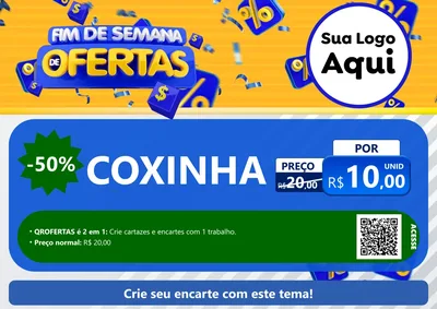 Modelo de Cartaz para Cartaz A4 Horizontal
