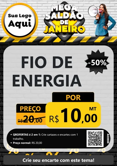 Modelo de Cartaz para Cartaz A4 Vertical