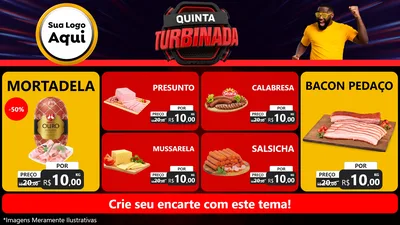 Modelo de TV para TV Horizontal com o tema Quinta Turbinada para Frios e Laticínios