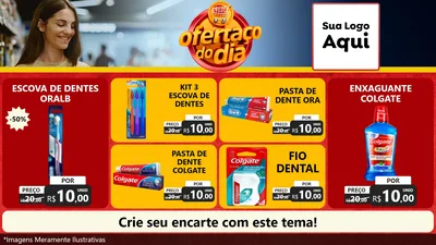 Modelo de TV para TV Horizontal com o tema Ofertaço Do Dia para Higiene Pessoal