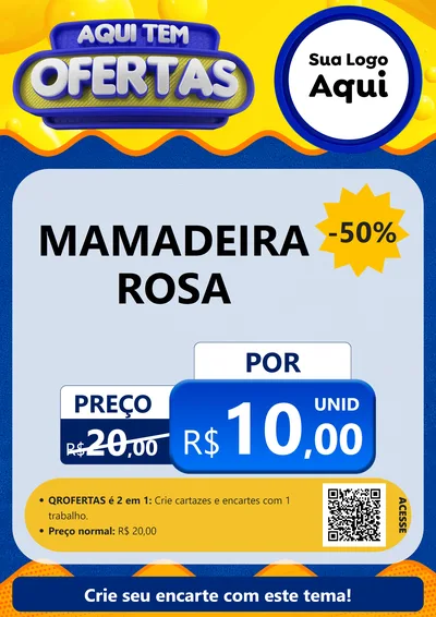 Modelo de Cartaz para Cartaz A4 Vertical