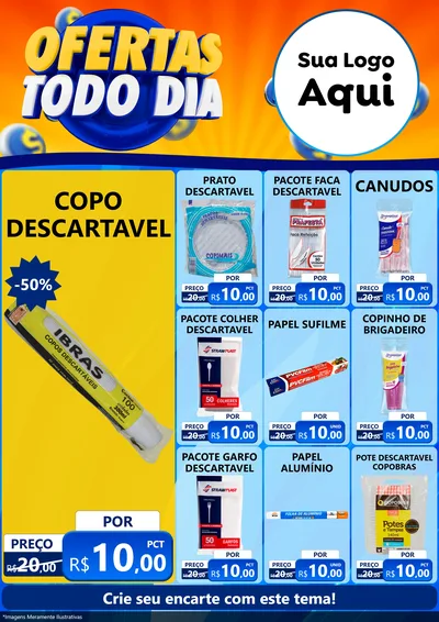 Modelo de Encarte para Encarte A4 Vertical