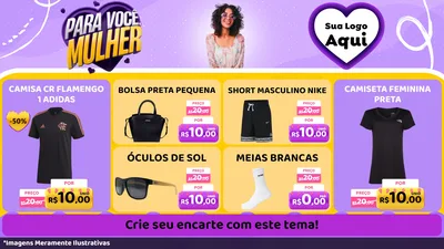 Modelo de TV para TV Horizontal com o tema Para Você, Mulher para Roupas e acessórios