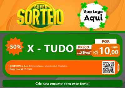 Modelo de Cartaz para Cartaz A4 Horizontal