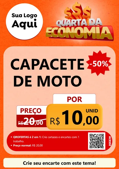 Modelo de Cartaz para Cartaz A4 Vertical