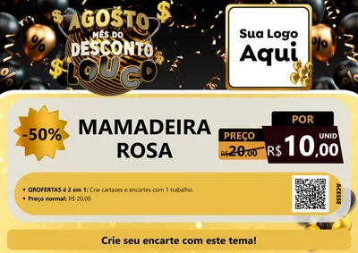 Modelo de Cartaz para Cartaz A4 Horizontal