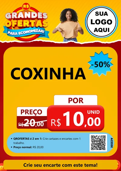 Modelo de Cartaz para Cartaz A4 Vertical