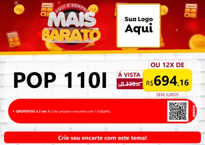 Modelo de Cartaz para Cartaz A4 Horizontal