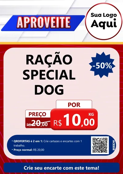 Modelo de Cartaz para Cartaz A4 Vertical com o tema Aproveite para Pet Shop