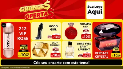Modelo de TV para TV Horizontal com o tema Grandes Ofertas para Perfumes