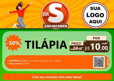 Modelo de Cartaz para Cartaz A4 Horizontal