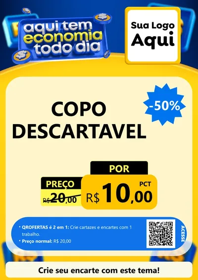 Modelo de Cartaz para Cartaz A4 Vertical