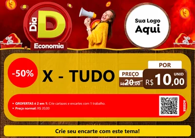 Modelo de Cartaz para Cartaz A4 Horizontal