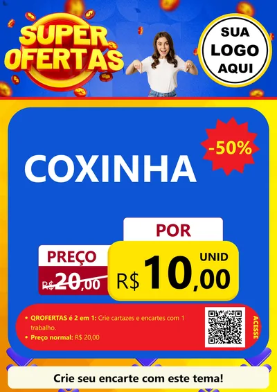 Modelo de Cartaz para Cartaz A4 Vertical