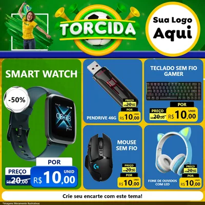 Modelo de Rede Social para Feed Facebook com o tema Torcida para Informática