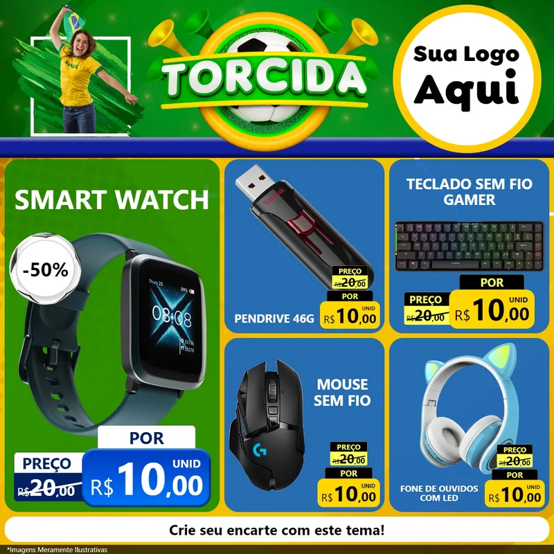 Modelo de Rede Social para Feed Facebook com o tema Torcida para Informática