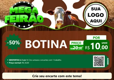 Modelo de Cartaz para Cartaz A4 Horizontal