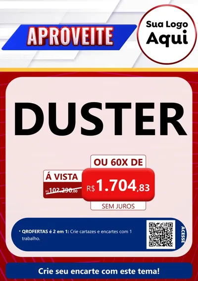 Modelo de Cartaz para Cartaz A4 Vertical com o tema Aproveite para Concessionaria de Carros