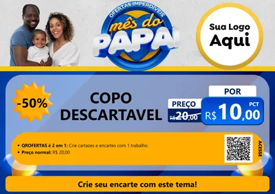 Modelo de Cartaz para Cartaz A4 Horizontal