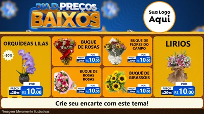 Modelo de TV para TV Horizontal com o tema Dia D Preço Baixo para Floricultura e jardim