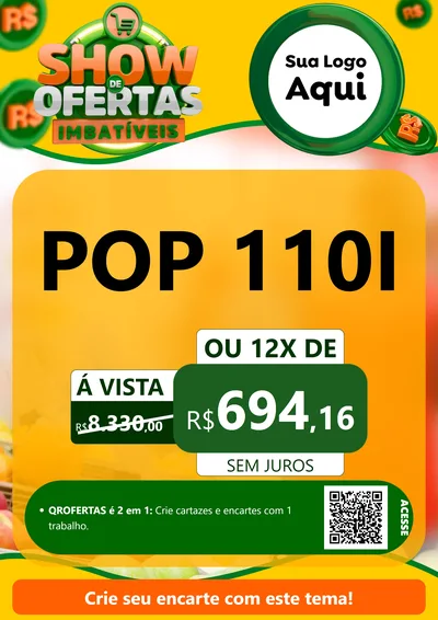 Modelo de Cartaz para Cartaz A4 Vertical