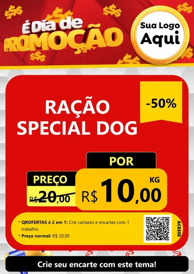 Modelo de Cartaz para Cartaz A4 Vertical