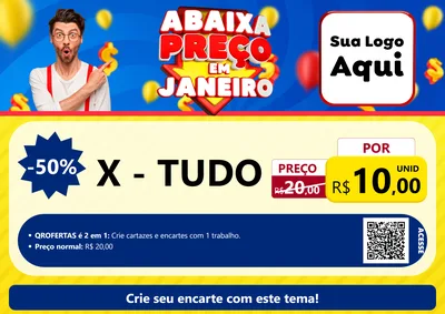 Modelo de Cartaz para Cartaz A4 Horizontal