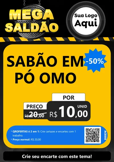 Modelo de Cartaz para Cartaz A4 Vertical