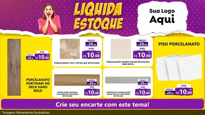 Modelo de TV para TV Horizontal com o tema Liquida estoque para Pisos e revestimentos