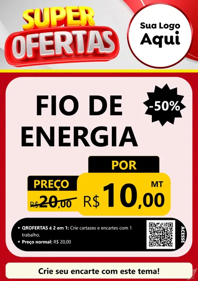 Modelo de Cartaz para Cartaz A4 Vertical