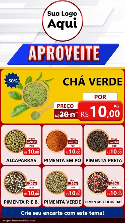 Modelo de Rede Social para Stories com o tema Aproveite para Produtos Naturais