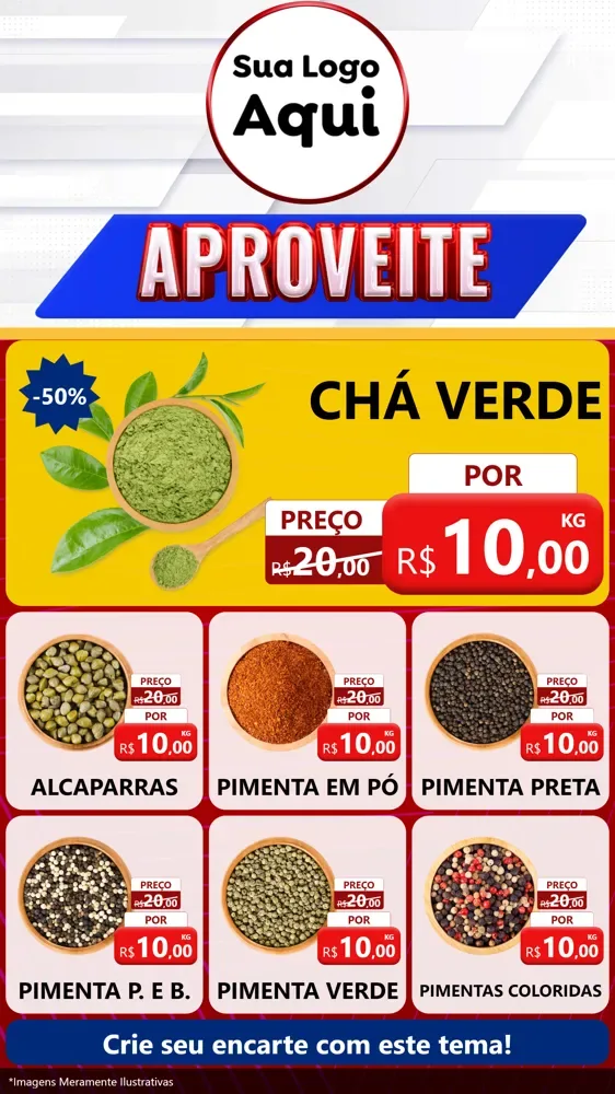 Modelo de Rede Social para Stories com o tema Aproveite para Produtos Naturais