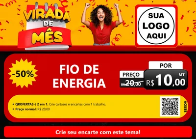 Modelo de Cartaz para Cartaz A4 Horizontal